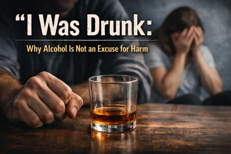 “I Was Drunk”: Why Alcohol Explains Less Than Men Think