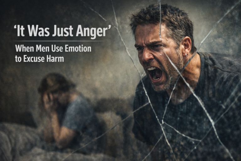 “It Was Just Anger”: When Men Use Emotion to Excuse Harm