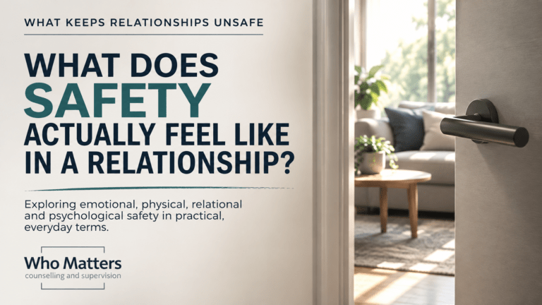 What Does Safety Actually Feel Like in a Relationship?