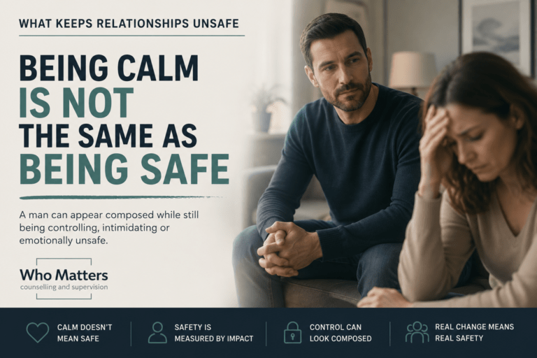 Being Calm Is Not the Same as Being Safe